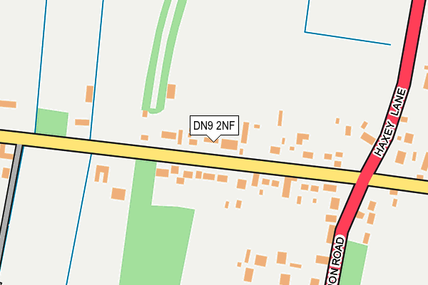 DN9 2NF map - OS OpenMap – Local (Ordnance Survey)