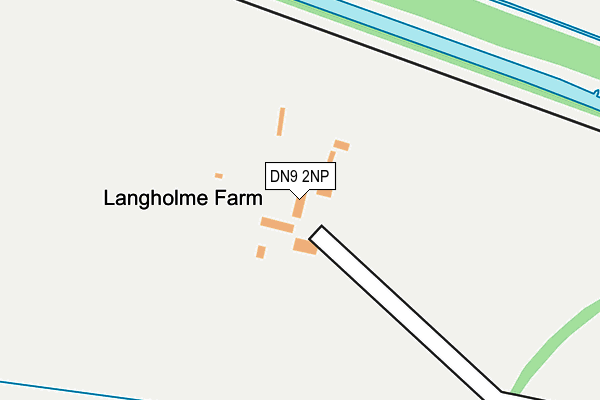 DN9 2NP map - OS OpenMap – Local (Ordnance Survey)