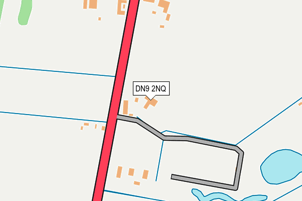 DN9 2NQ map - OS OpenMap – Local (Ordnance Survey)