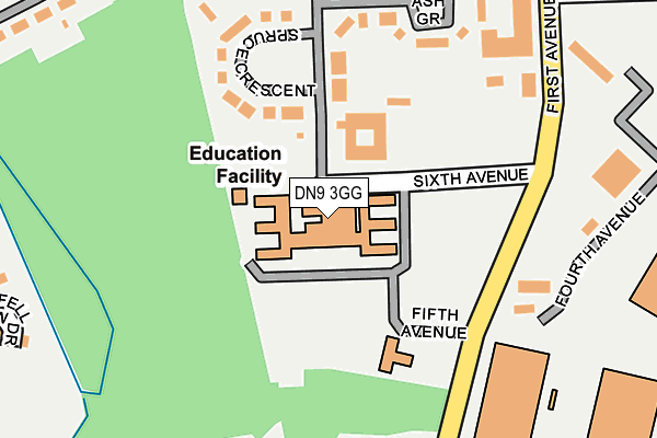 Map of CUAV LTD at local scale