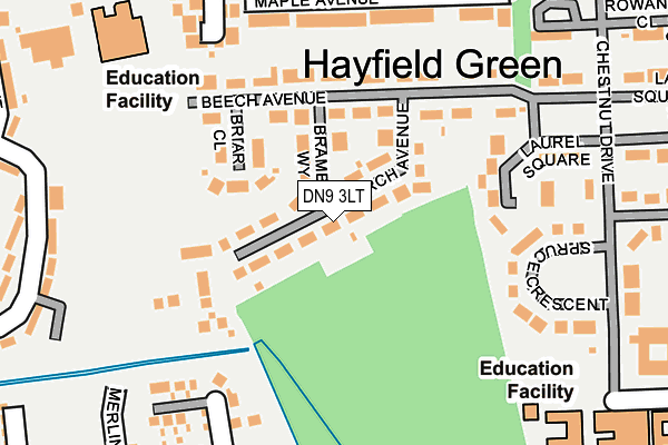 Map of KESTREL FIELD SPORTS LTD at local scale
