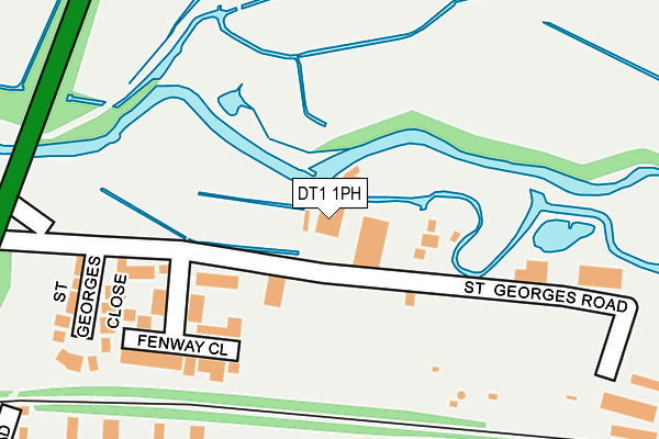 DT1 1PH map - OS OpenMap – Local (Ordnance Survey)