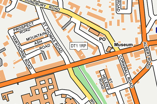 DT1 1RP map - OS OpenMap – Local (Ordnance Survey)