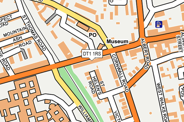 DT1 1RS map - OS OpenMap – Local (Ordnance Survey)