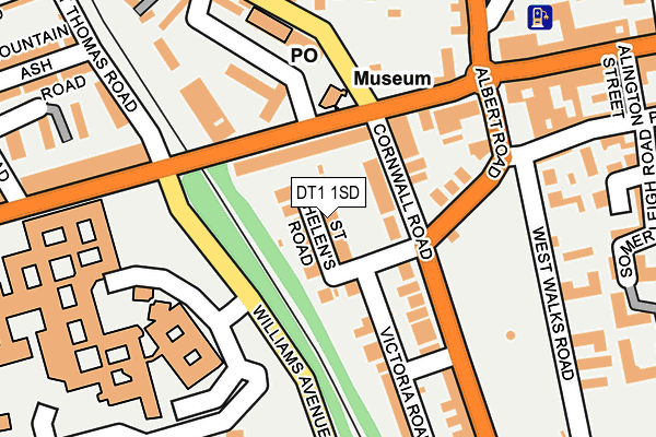 DT1 1SD map - OS OpenMap – Local (Ordnance Survey)