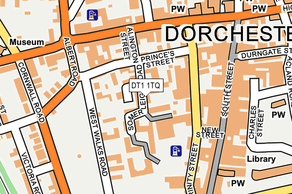 DT1 1TQ map - OS OpenMap – Local (Ordnance Survey)