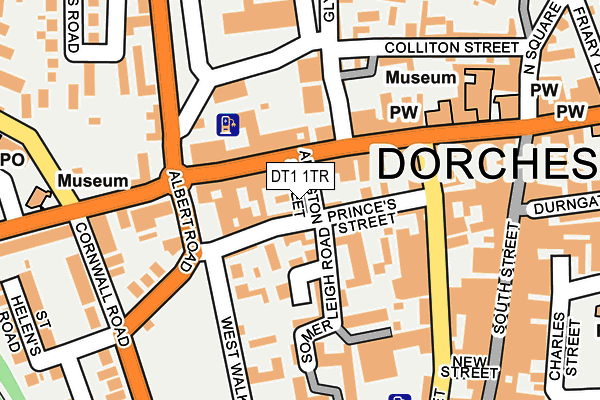 DT1 1TR map - OS OpenMap – Local (Ordnance Survey)