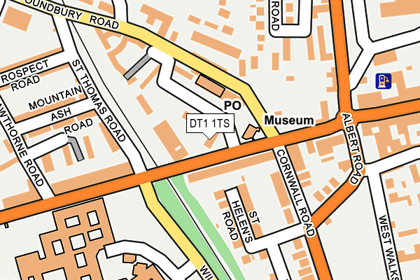 DT1 1TS map - OS OpenMap – Local (Ordnance Survey)