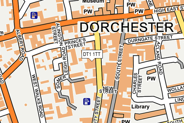 DT1 1TT map - OS OpenMap – Local (Ordnance Survey)