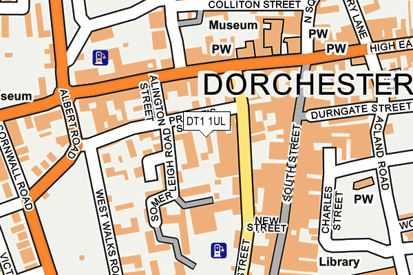 DT1 1UL map - OS OpenMap – Local (Ordnance Survey)