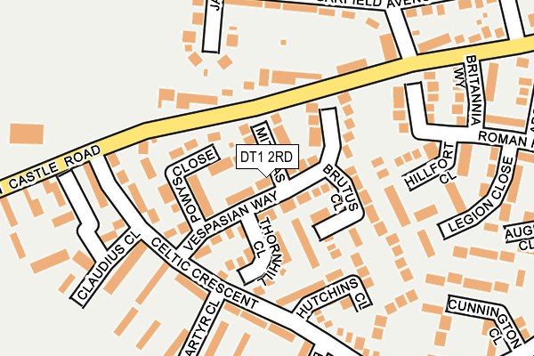 DT1 2RD map - OS OpenMap – Local (Ordnance Survey)