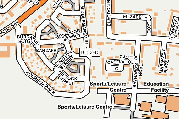Map of POUNDBURY CHIROPRACTIC LIMITED at local scale