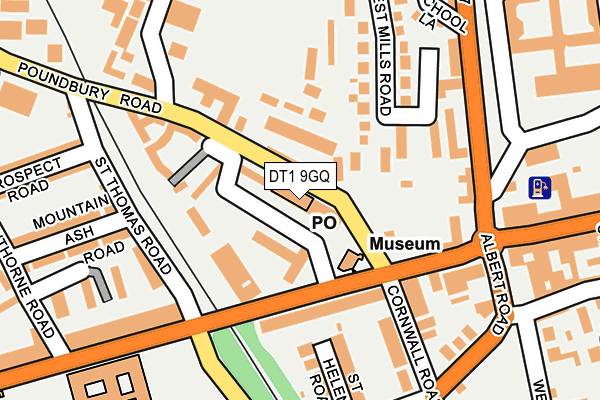 DT1 9GQ map - OS OpenMap – Local (Ordnance Survey)