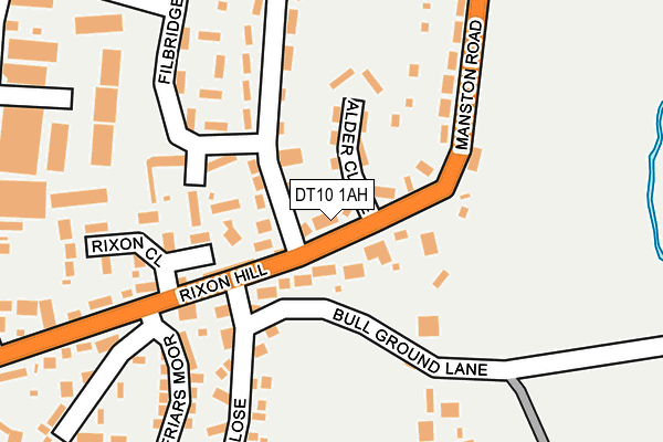 DT10 1AH map - OS OpenMap – Local (Ordnance Survey)