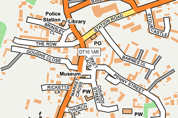 Map of SWANSTUR LTD at local scale