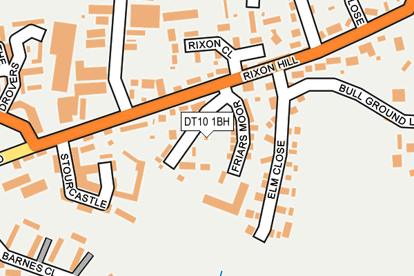 DT10 1BH map - OS OpenMap – Local (Ordnance Survey)
