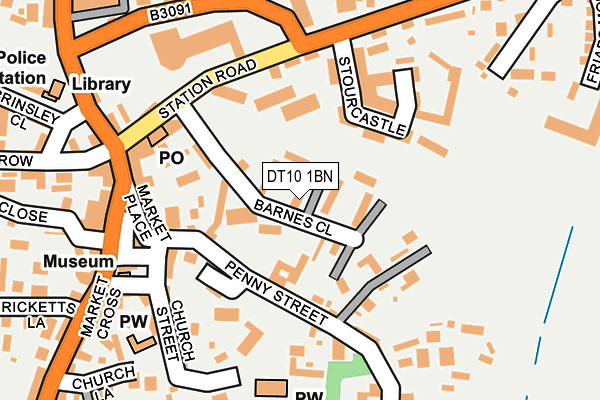 DT10 1BN map - OS OpenMap – Local (Ordnance Survey)