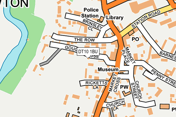 DT10 1BU map - OS OpenMap – Local (Ordnance Survey)