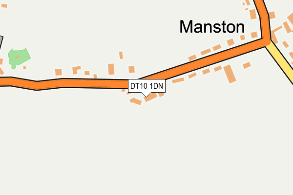 DT10 1DN map - OS OpenMap – Local (Ordnance Survey)