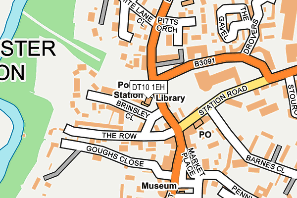 DT10 1EH map - OS OpenMap – Local (Ordnance Survey)