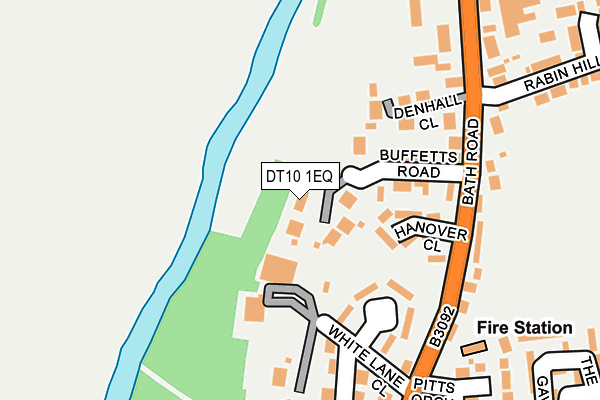 DT10 1EQ map - OS OpenMap – Local (Ordnance Survey)
