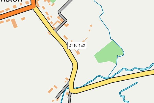 DT10 1EX map - OS OpenMap – Local (Ordnance Survey)