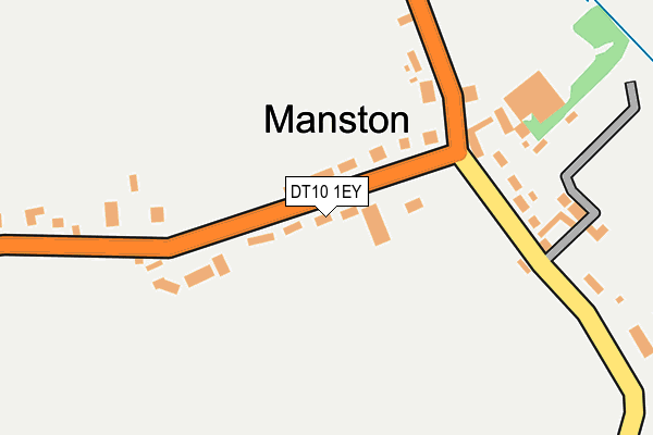 DT10 1EY map - OS OpenMap – Local (Ordnance Survey)