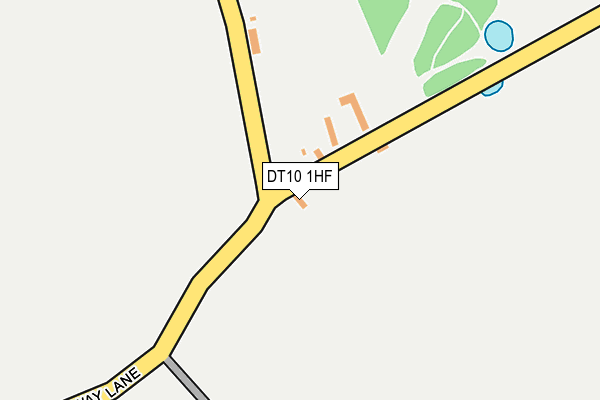 DT10 1HF map - OS OpenMap – Local (Ordnance Survey)