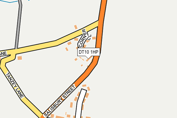 DT10 1HP map - OS OpenMap – Local (Ordnance Survey)
