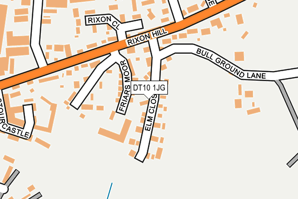 DT10 1JG map - OS OpenMap – Local (Ordnance Survey)