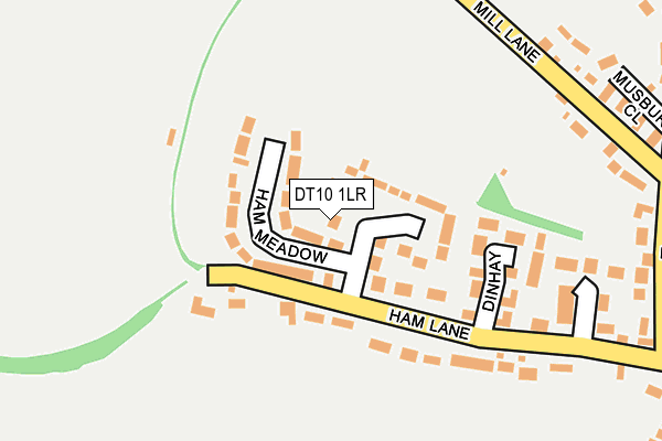 DT10 1LR map - OS OpenMap – Local (Ordnance Survey)
