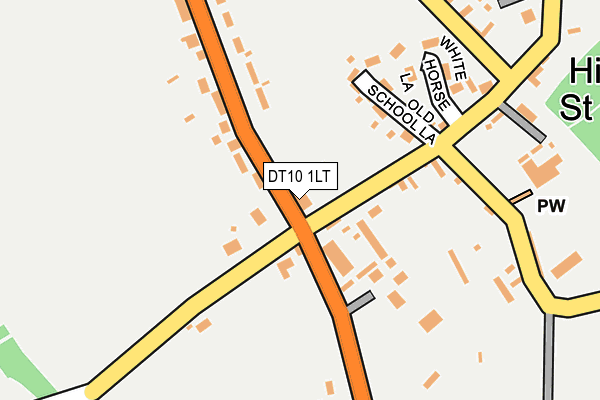 DT10 1LT map - OS OpenMap – Local (Ordnance Survey)