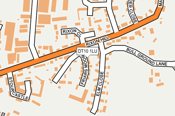 DT10 1LU map - OS OpenMap – Local (Ordnance Survey)