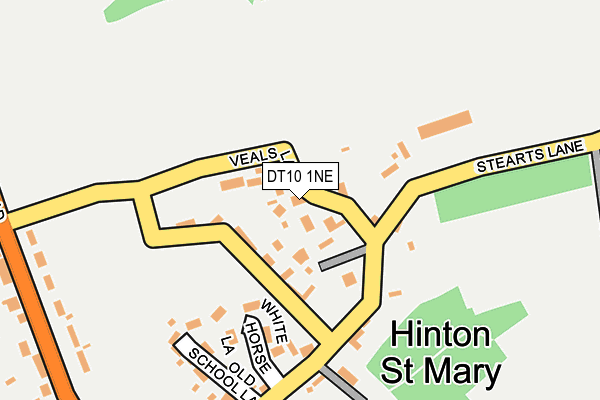 DT10 1NE map - OS OpenMap – Local (Ordnance Survey)