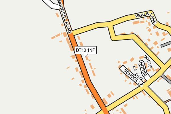 DT10 1NF map - OS OpenMap – Local (Ordnance Survey)
