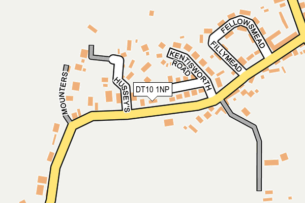 DT10 1NP map - OS OpenMap – Local (Ordnance Survey)