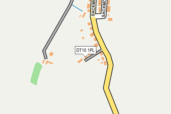 DT10 1PL map - OS OpenMap – Local (Ordnance Survey)