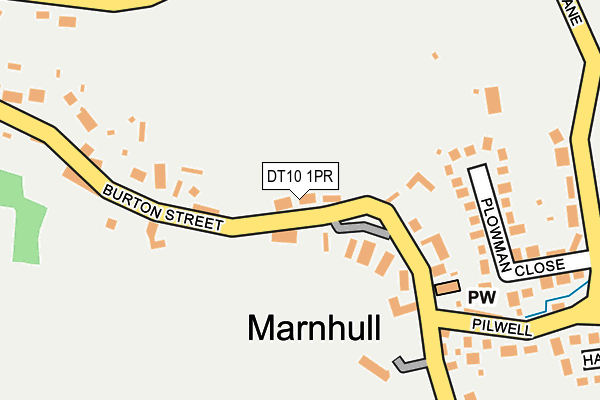 DT10 1PR map - OS OpenMap – Local (Ordnance Survey)