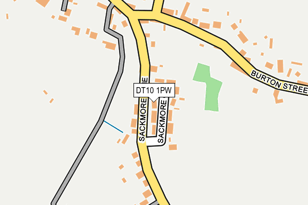 DT10 1PW map - OS OpenMap – Local (Ordnance Survey)