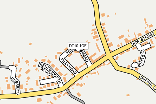 DT10 1QE map - OS OpenMap – Local (Ordnance Survey)
