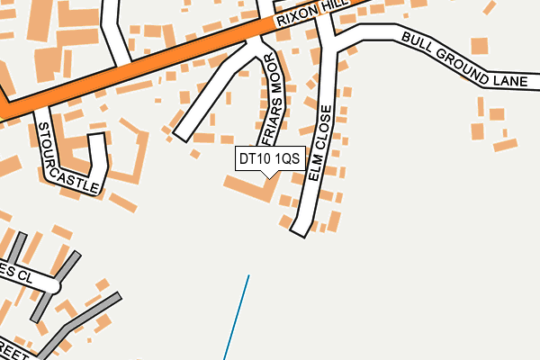 DT10 1QS map - OS OpenMap – Local (Ordnance Survey)