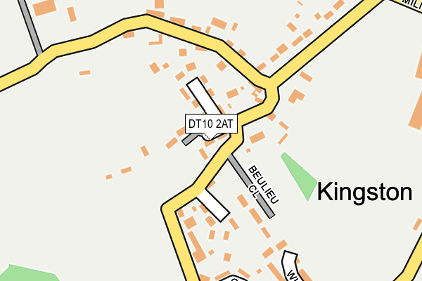 DT10 2AT map - OS OpenMap – Local (Ordnance Survey)