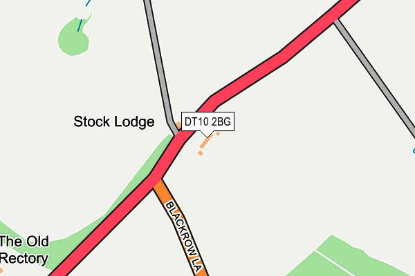 DT10 2BG map - OS OpenMap – Local (Ordnance Survey)