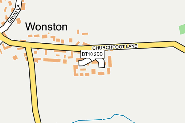 DT10 2DD map - OS OpenMap – Local (Ordnance Survey)