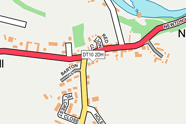 DT10 2DH map - OS OpenMap – Local (Ordnance Survey)