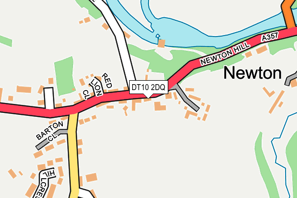 DT10 2DQ map - OS OpenMap – Local (Ordnance Survey)