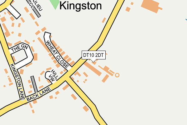 DT10 2DT map - OS OpenMap – Local (Ordnance Survey)