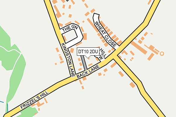 DT10 2DU map - OS OpenMap – Local (Ordnance Survey)