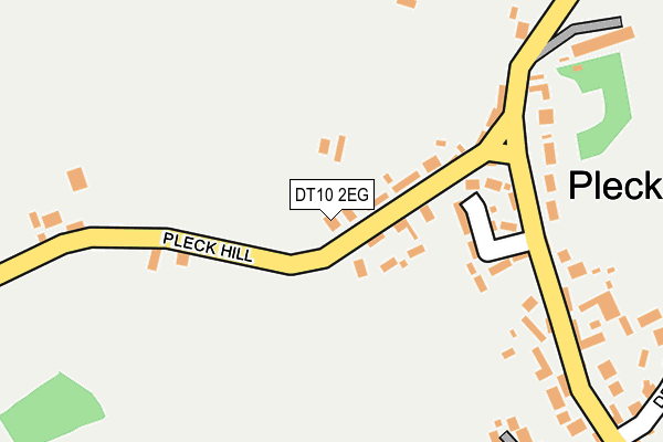 DT10 2EG map - OS OpenMap – Local (Ordnance Survey)