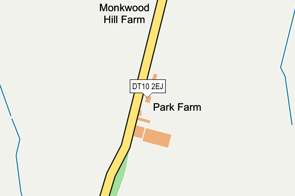 DT10 2EJ map - OS OpenMap – Local (Ordnance Survey)